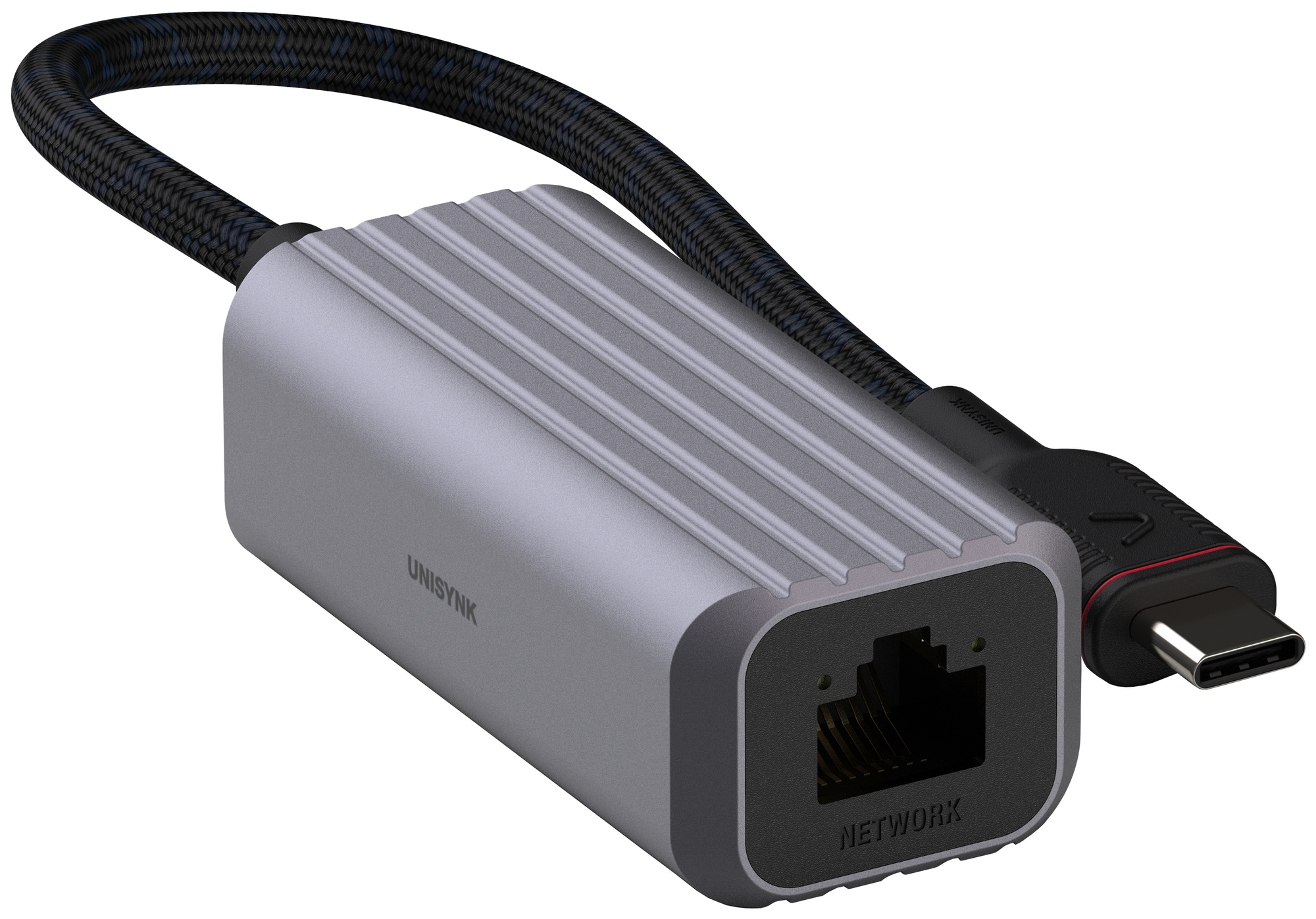 Unysink USB-C – Ethernet adapteri 10380 (harmaa) - Gigantti verkkokauppa
