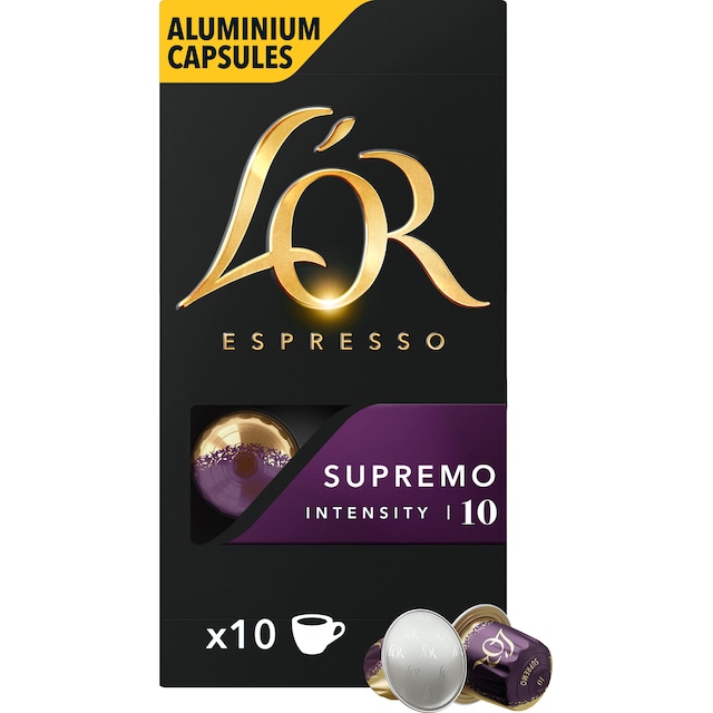 L Or  Supremo 10 kahvikapselit (10 kpl)