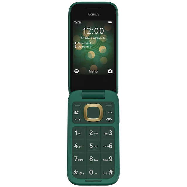 Nokia 2660 Flip matkapuhelin (vihreä)
