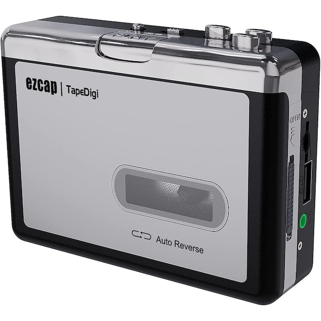 Ezcap Cassette to MP3 Converter Digitaalinen kasettisoitin muuntaa nauhat MP3:ksi USB-muistitikuksi Ei vaadi tietokonetta