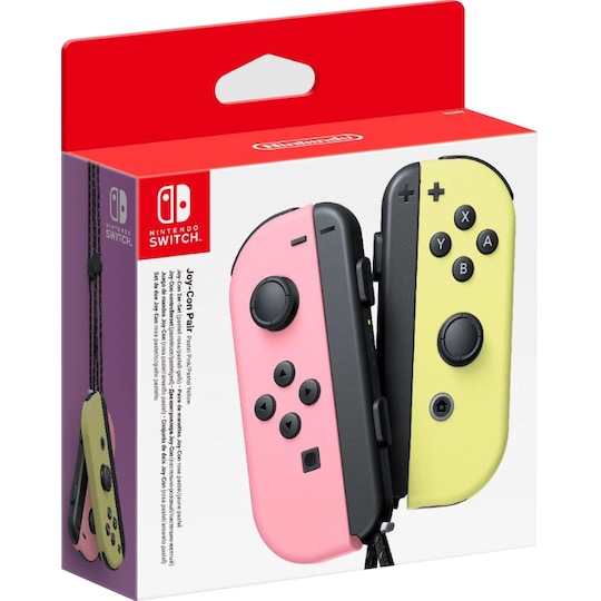 Nintendo Switch Joy-Con -ohjaimet (pastellinpinkki + pastellinkelt.) -  Gigantti verkkokauppa