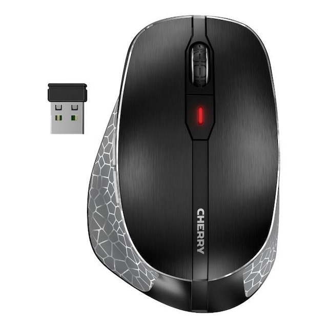 CHERRY MW 8 ergonomic mouse, rechargeable battery, BT + RF connection