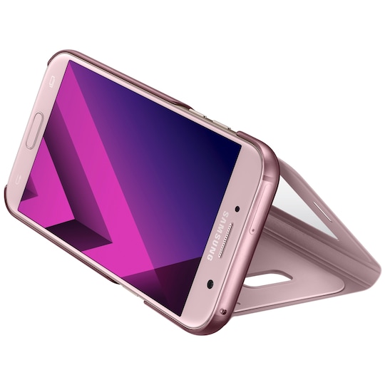 Samsung Galaxy A5 2017 S-View suojakotelo (pinkki) - Gigantti verkkokauppa