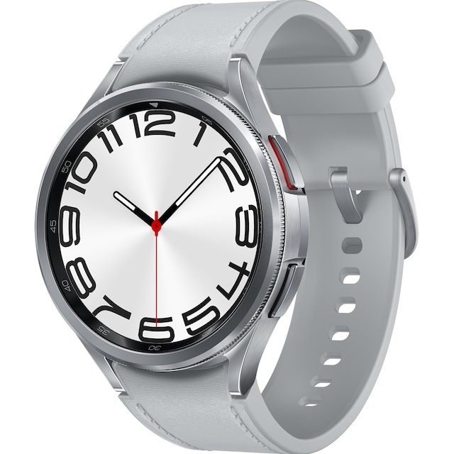 Samsung Galaxy Watch6 Classic älykello 47mm LTE (hopea)