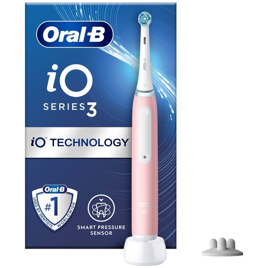Oral-B iO3 sähköhammasharja 730843 (vaaleanpunainen) - Gigantti verkkokauppa