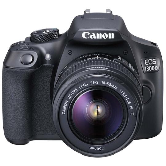 Canon EOS 1300D järjestelmäkamera 18-55mm + lisäakku - Gigantti verkkokauppa