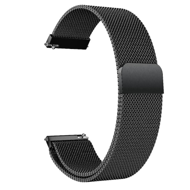 SKALO Milanese Loop to Samsung Watch 5 40mm - Musta