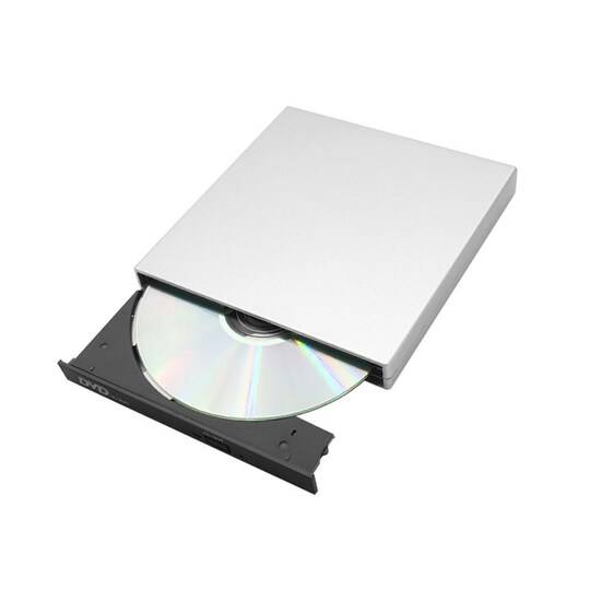 INF Ulkoinen CD-DVD-lukija/poltin USB 2.0 - Gigantti verkkokauppa