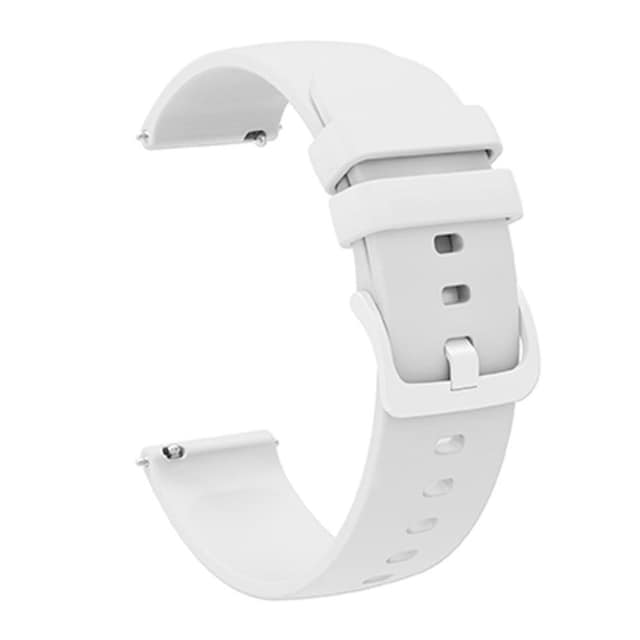 SKALO Silikoniranneke Samsung Watch 5 Pro 45mm - Valkoinen