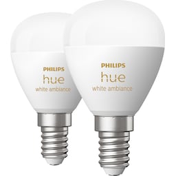 Philips Hue WA lamppu 5,1 W P45 E14 2 kpl