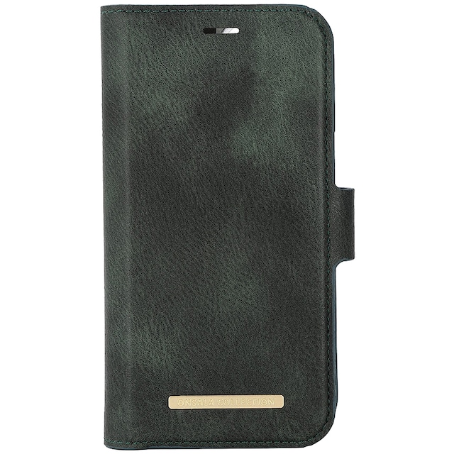 Onsala iPhone 15 Magnetic Eco lompakkokotelo (vihreä)