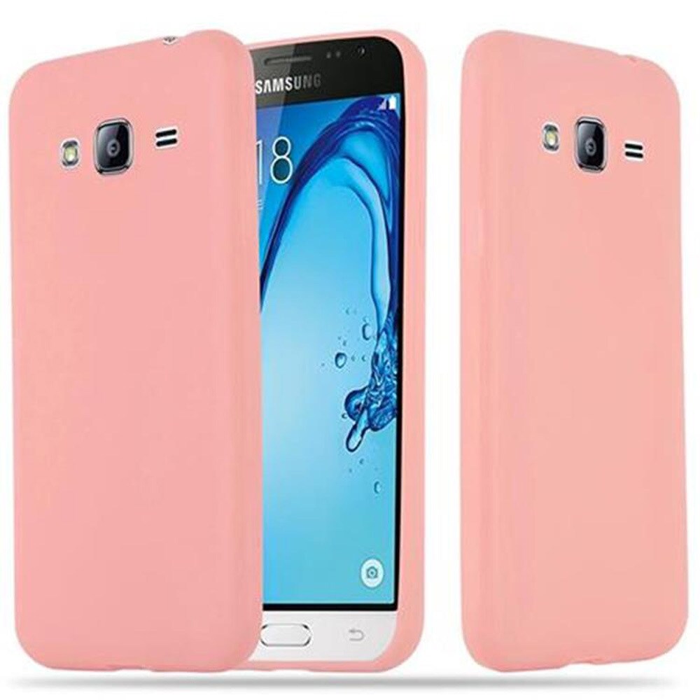 Samsung Galaxy J3 2015 Suojakuori Kotelo (Pinkki) - Gigantti verkkokauppa