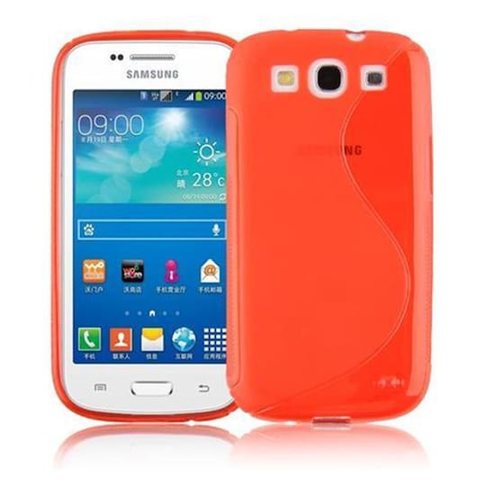 Samsung Galaxy TREND 3 Suojakuori Kotelo (Punainen) - Gigantti verkkokauppa