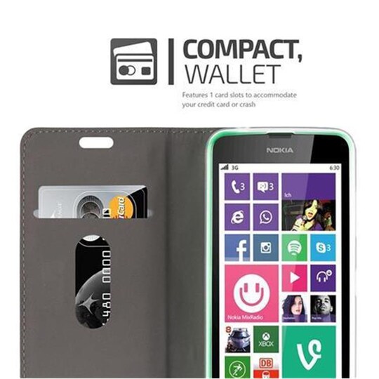 Nokia Lumia 630 / 635 Suojakuori Kotelo (harmaa) - Gigantti verkkokauppa