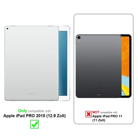 iPad PRO 2018 (12.9 Tulli) Suojakuori Kotelo (Musta) - Gigantti verkkokauppa