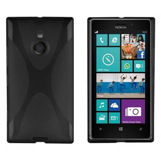 Nokia Lumia 925 Suojakuori Kuoret (Musta) - Gigantti verkkokauppa