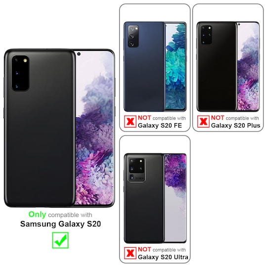 Samsung Galaxy S20 Suojakuori Lompakkokotelo (Musta) - Gigantti verkkokauppa