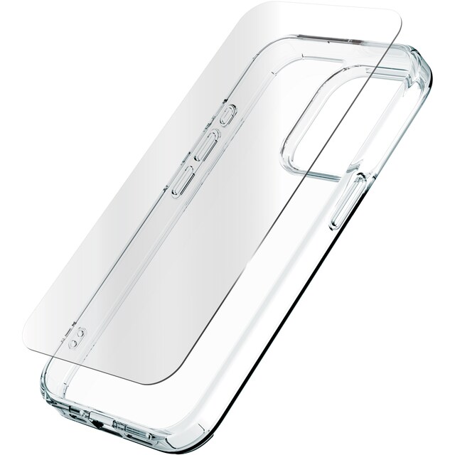 Zagg iPhone 15 Pro Glass Elite 360 kotelopakkaus (läpinäkyvä)