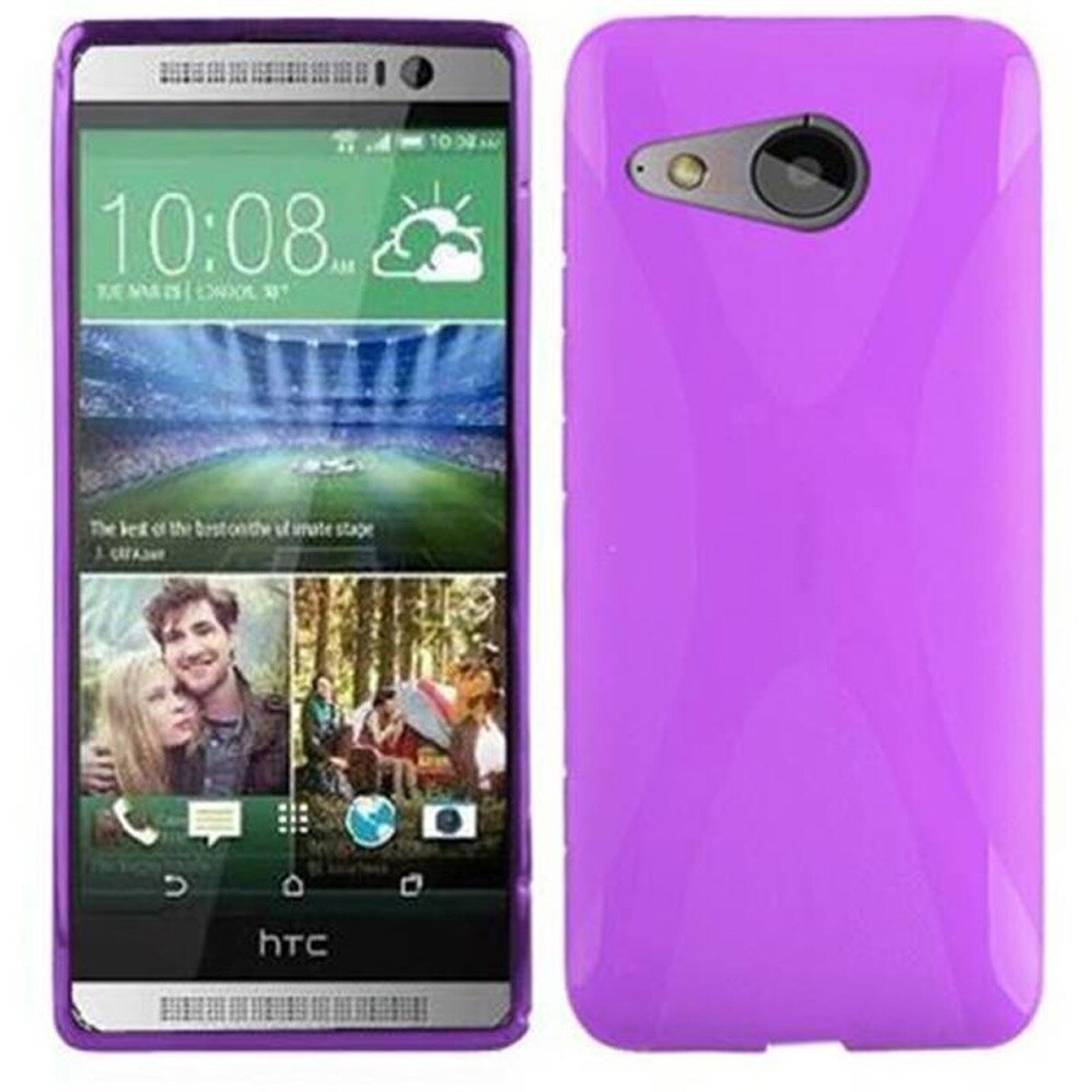 HTC ONE M8 MINI Suojakuori Kuoret (Violetti) - Gigantti verkkokauppa