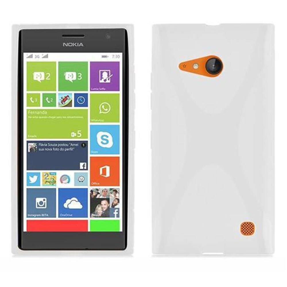 Nokia Lumia 730 Suojakuori Kuoret (Läpinäkyvä) - Gigantti verkkokauppa