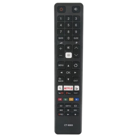 CT-8069 TV-kaukosäätimen vaihto Toshiba Smart TV: lle - Gigantti  verkkokauppa