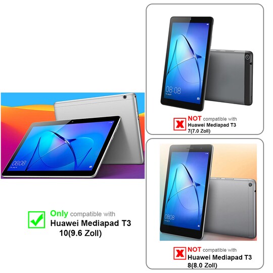 Huawei MediaPad T3 10 (9.6 Tulli) Suojakuori Kotelo - Gigantti verkkokauppa