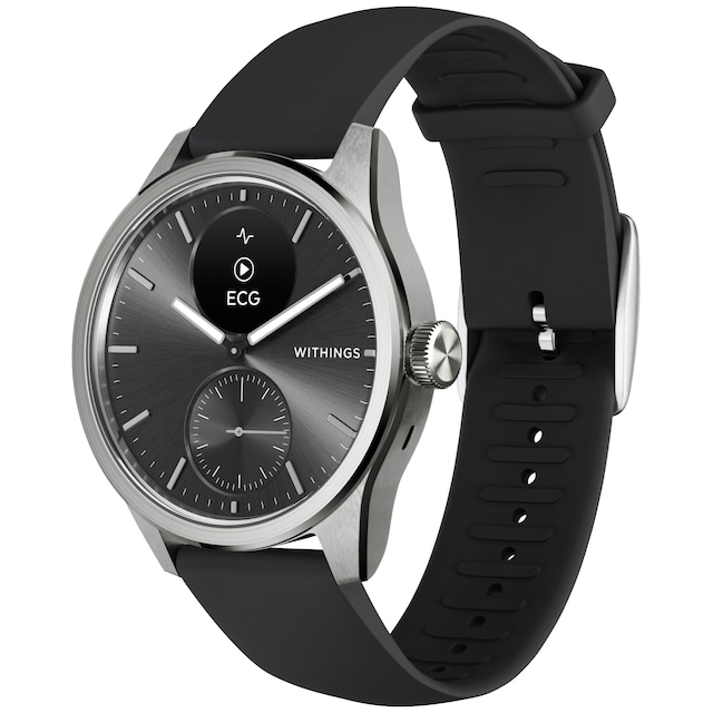 Withings ScanWatch 2 hybridiälykello 42 mm (musta)