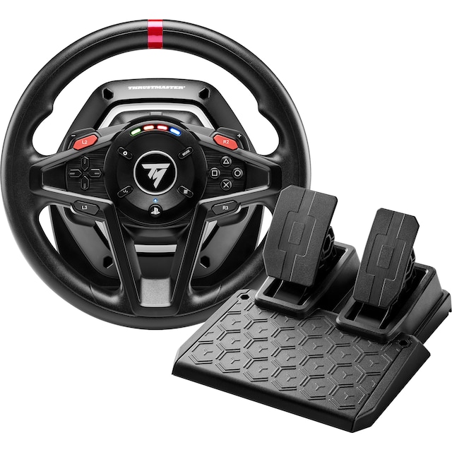 Thrustmaster T128 rattiohjain + polkimet