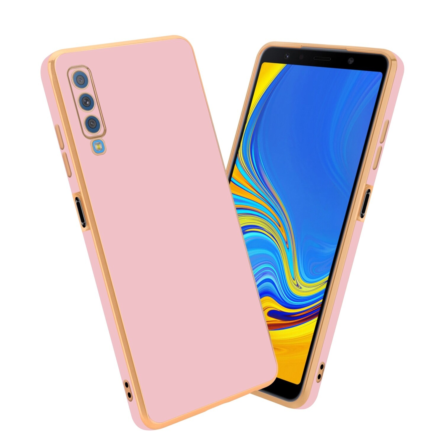 Samsung Galaxy A7 2018 Suojakuori Kotelo (Pinkki) - Gigantti verkkokauppa