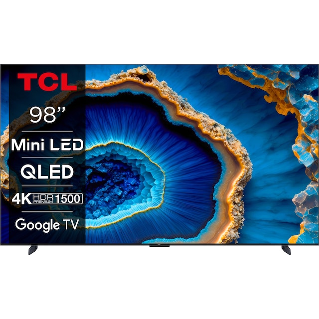 TCL 98" MQLED80 4K MINI-LED älytelevisio (2023)