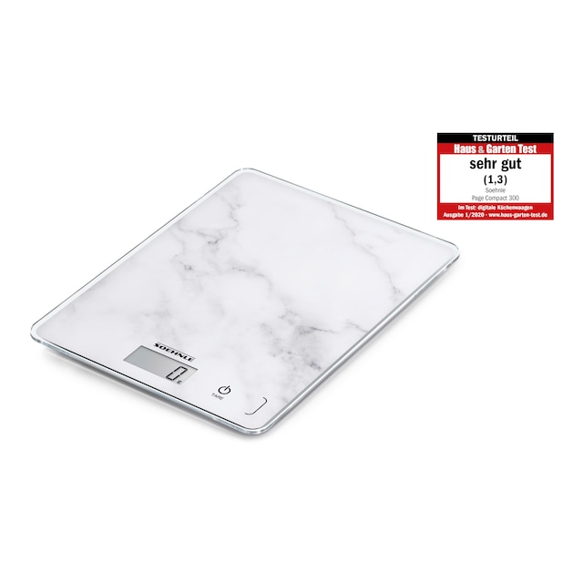 Kitchen scale Page Compact 300 Marble white Glass