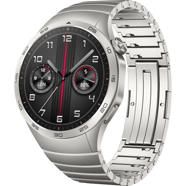Huawei Watch GT 4 urheilukello 46 mm (ruostumaton teräs)