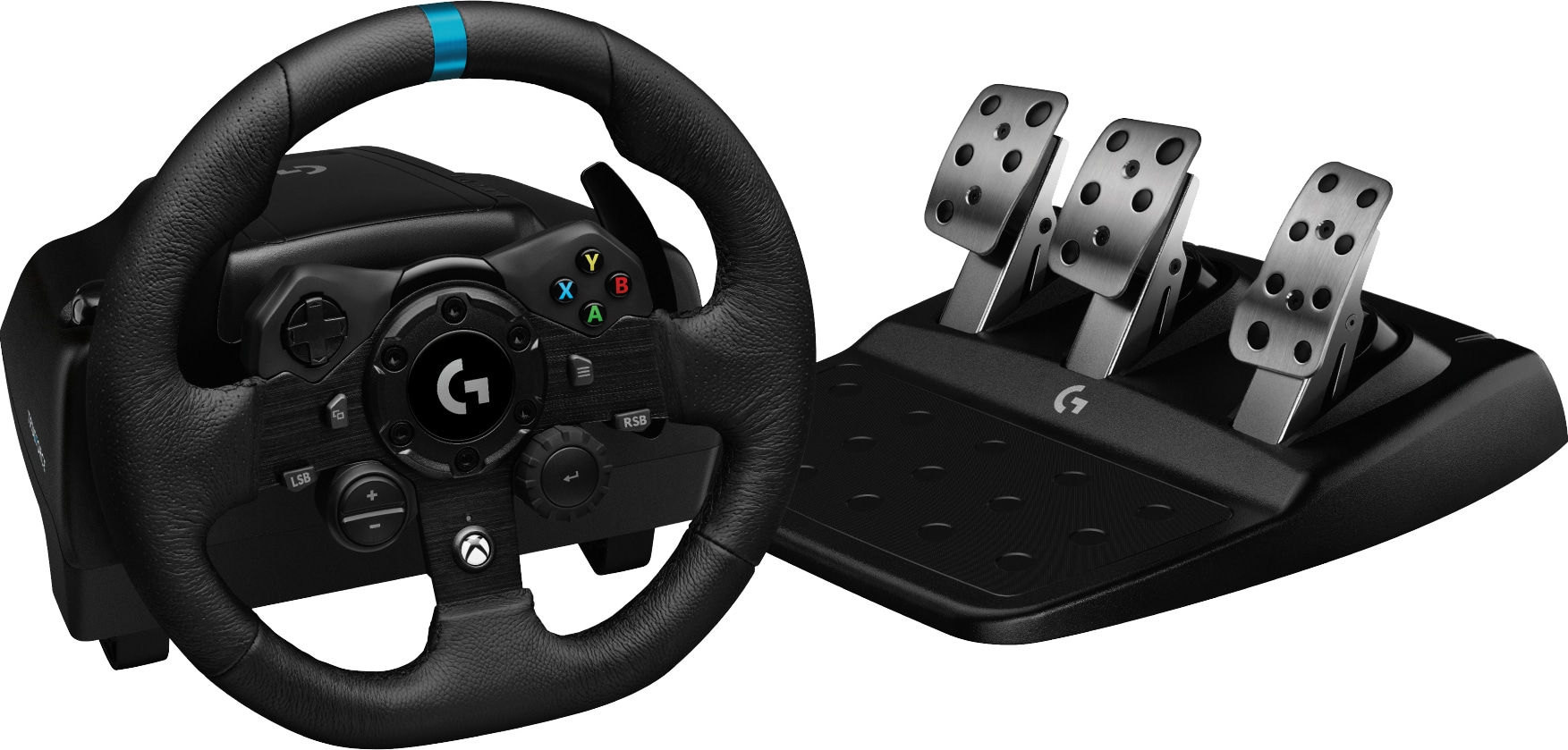 Logitech G923 rattiohjain ja polkimet (PC/Xbox) - Gigantti verkkokauppa