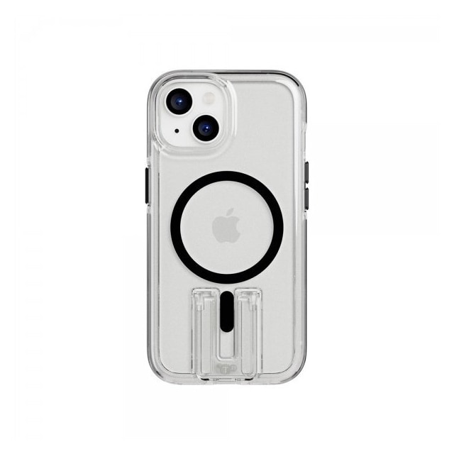 Tech21 iPhone 15 Kuori Evo Crystal Kick MagSafe Clear/Black