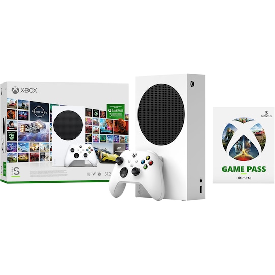 Xbox Series S 512GB Starter Pack pakkaus (valkoinen) - Gigantti verkkokauppa