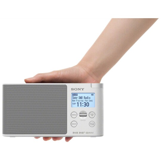 Sony kannettava radio XDR-S41D (valkoinen) - Gigantti verkkokauppa