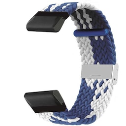 Punottu kellon ranneke Garmin Fenix 7 Pro - Bluewhite