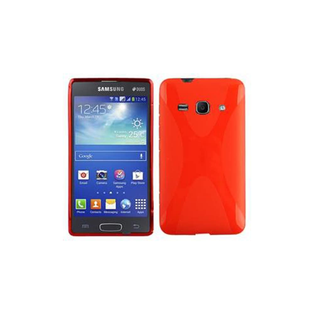 Samsung Galaxy ACE 3 Suojakuori Kotelo (Punainen) - Gigantti verkkokauppa