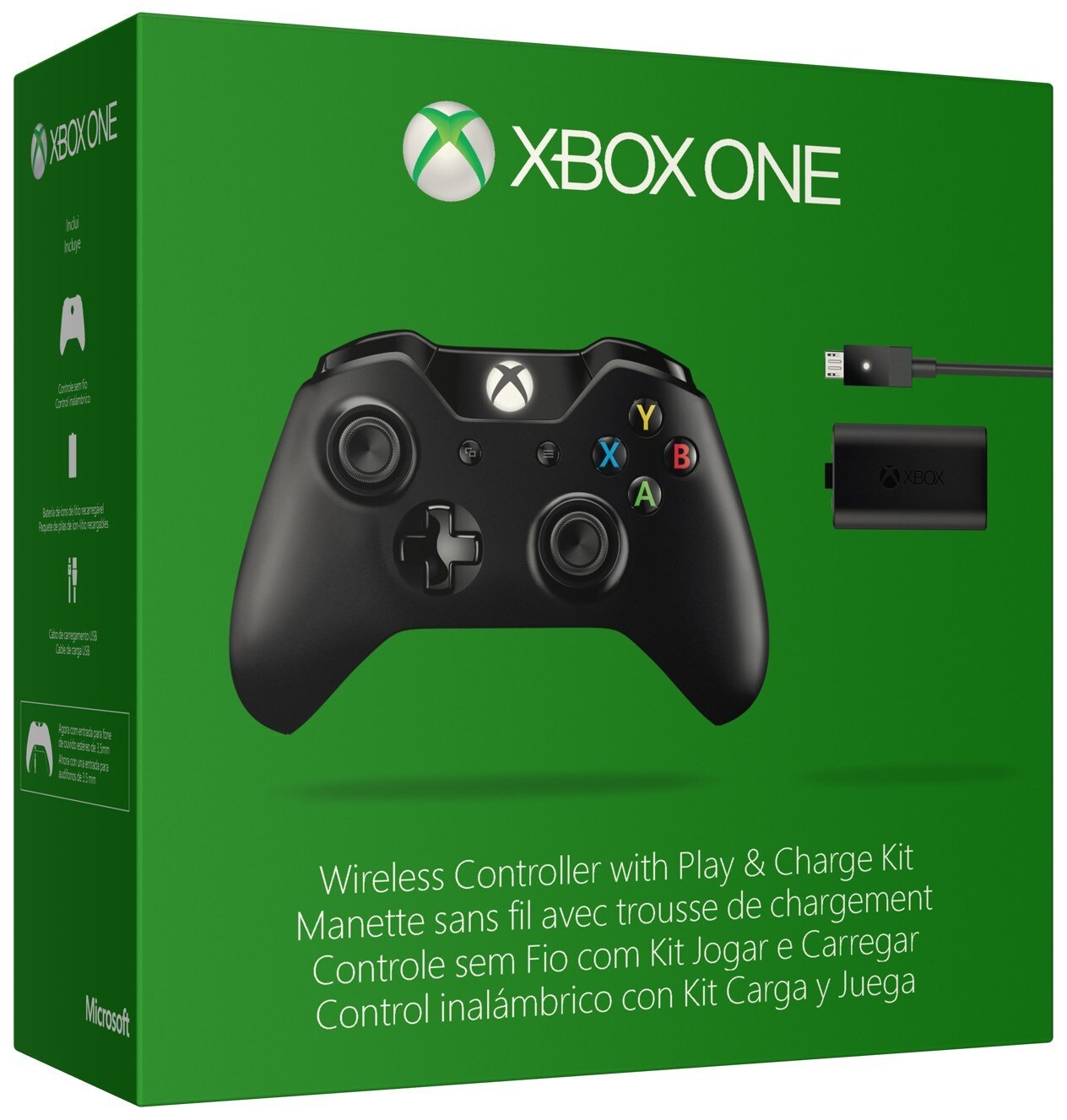 Xbox One langaton peliohjain + Play & Charge pakkaus - Gigantti verkkokauppa