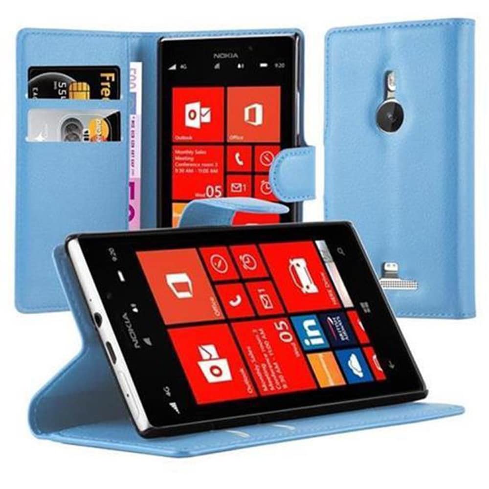 Nokia Lumia 925 Suojakuori Lompakkokotelo (Sininen) - Gigantti verkkokauppa