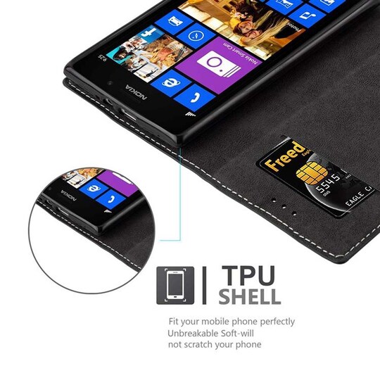 Nokia Lumia 925 Suojakuori Kotelo (Musta) - Gigantti verkkokauppa