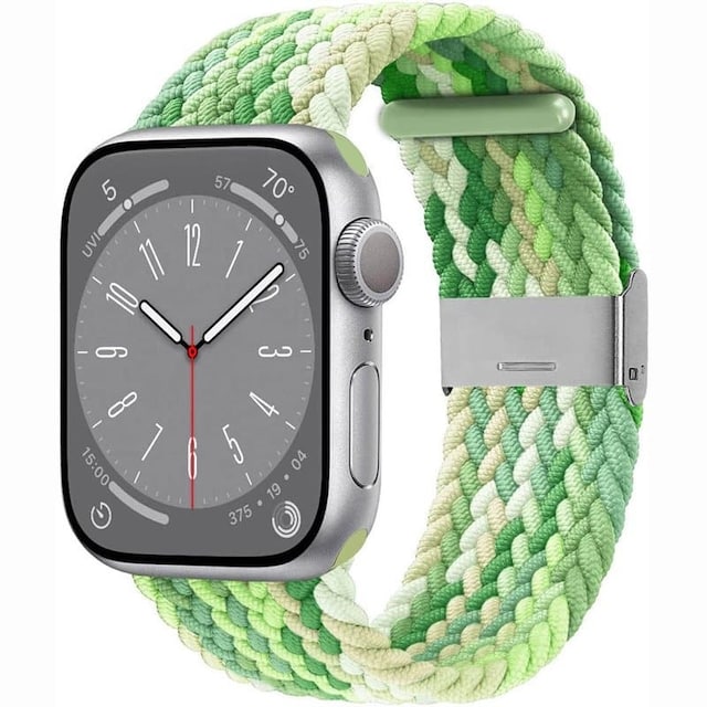 Punottu kellon renneke Apple Watch 9 (41mm) - Gradient green