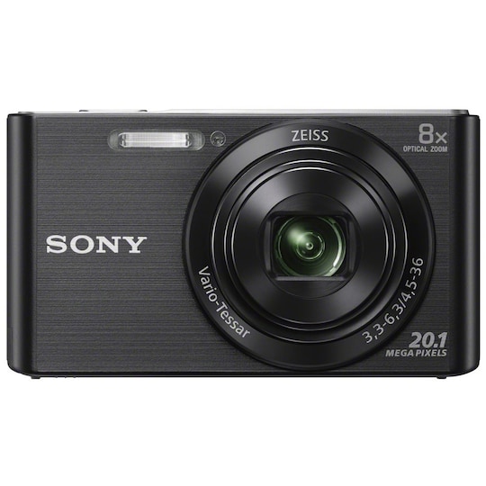 Sony CyberShot DSC-W830 digikamera (musta) - Gigantti verkkokauppa