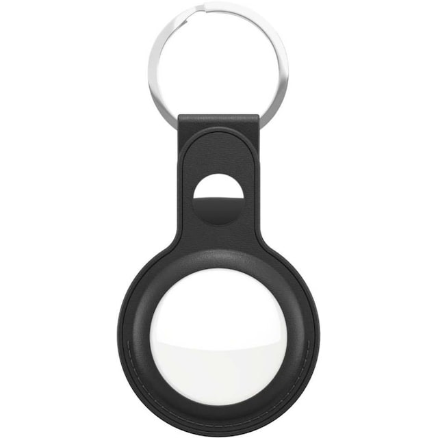 Keybudz nahkainen Apple AirTag avaimenperä (musta)