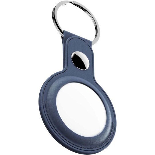 Keybudz nahkainen Apple AirTag avaimenperä (sininen) - Gigantti verkkokauppa