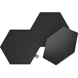 Nanoleaf Shapes Ultra Black Hexagon laajennuspakkaus (3 paneelia)