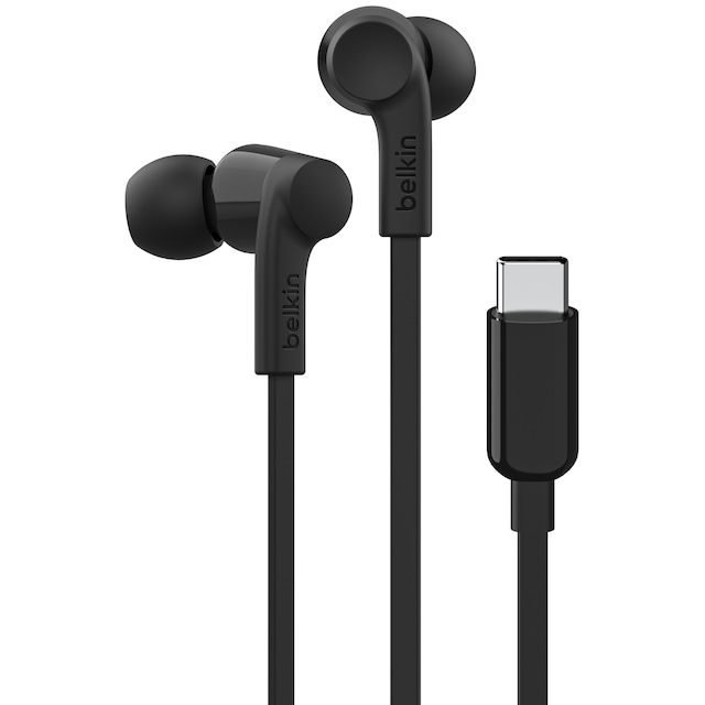Belkin Soundform USB-C johdolliset kuulokkeet (musta)