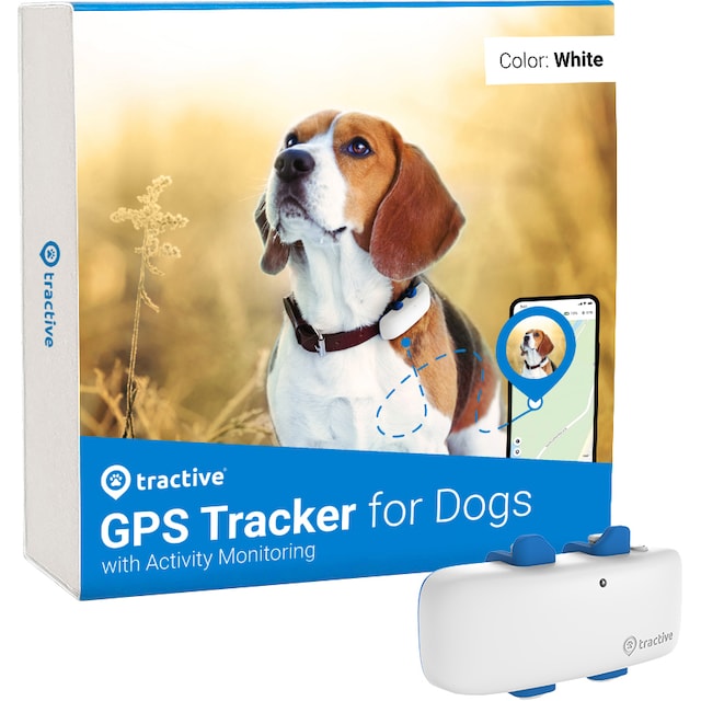 Tractive DOG LTE koiran GPS-paikannin (valkoinen)
