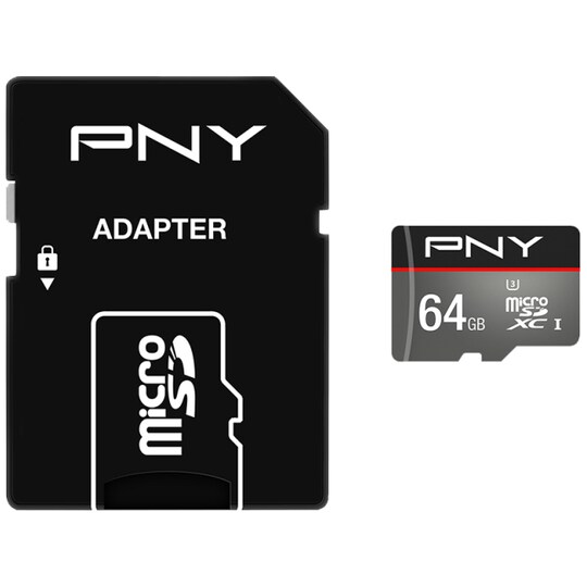PNY Turbo Micro SDXC muistikortti 64 GB - Gigantti verkkokauppa