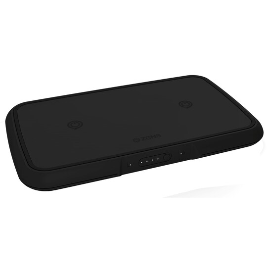 Zens Qi 9000mAh USB varavirtalähde kahdelle puhelimelle (musta) - Gigantti  verkkokauppa